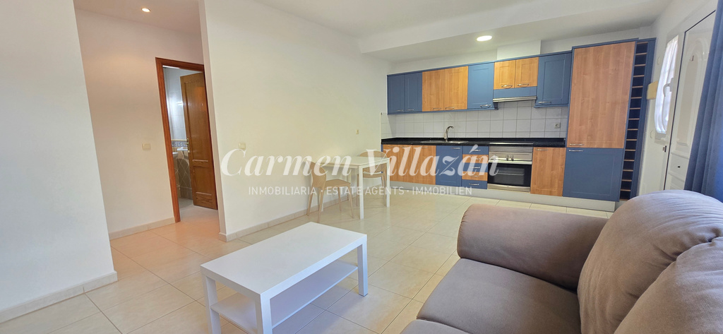 Salón - cocina Apartamento Caleta de Fuste