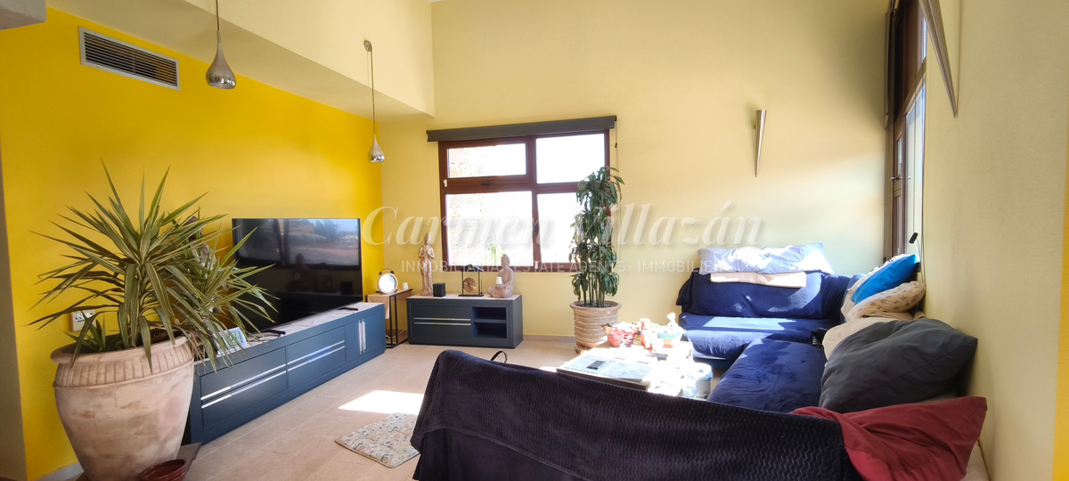 Salón de la villa en planta baja.