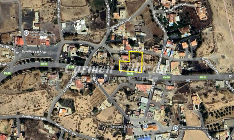 Mapa  Casillas del Angel