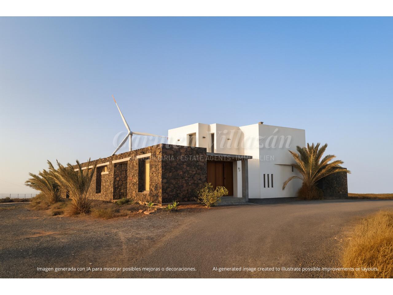 Venta de villa de lujo en El Time, Fuerteventura.