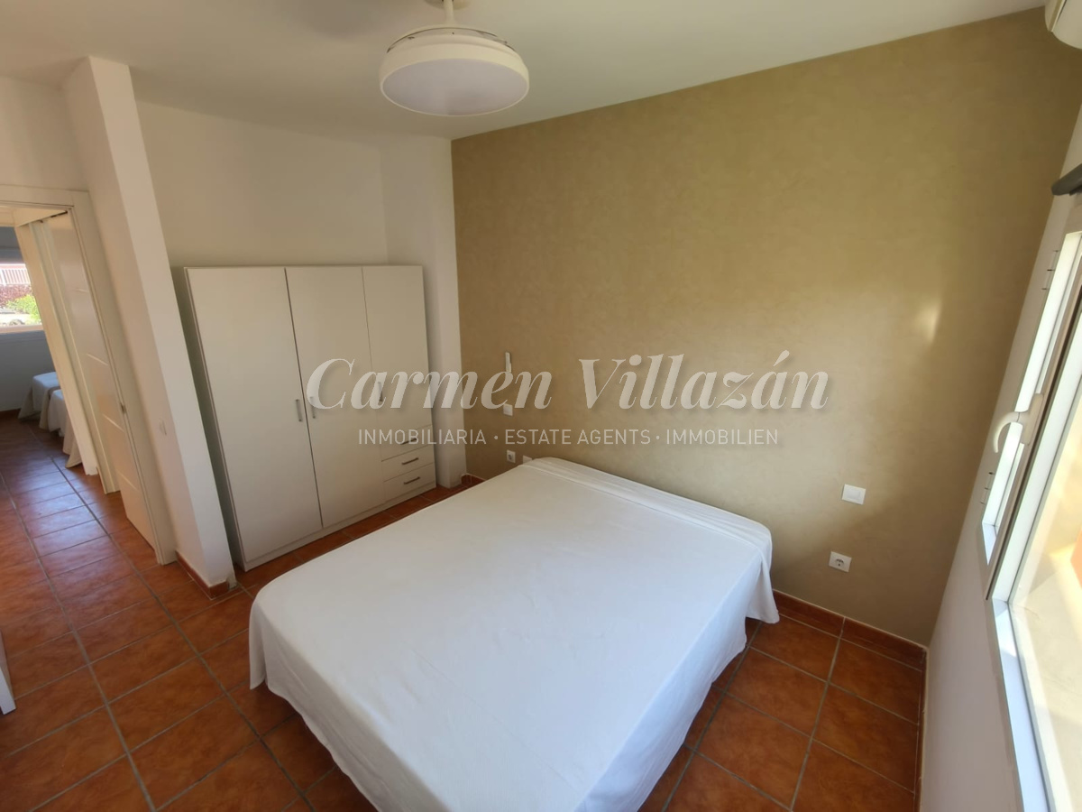 Vista dormitorio 1 en Las Fuentes en Corralejo, Fuerteventura.