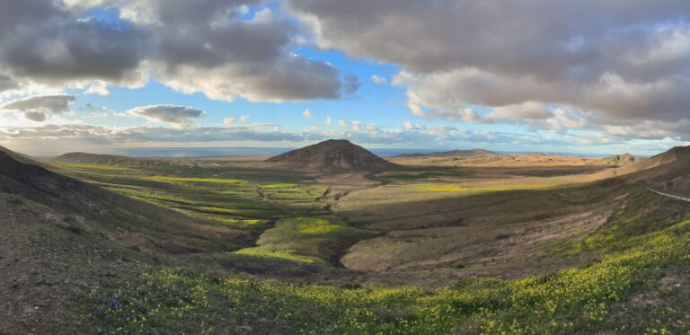 Fuerteventura verde vista abierta